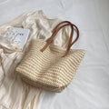 Straw Woven Bag Large Capacity Travel Tote