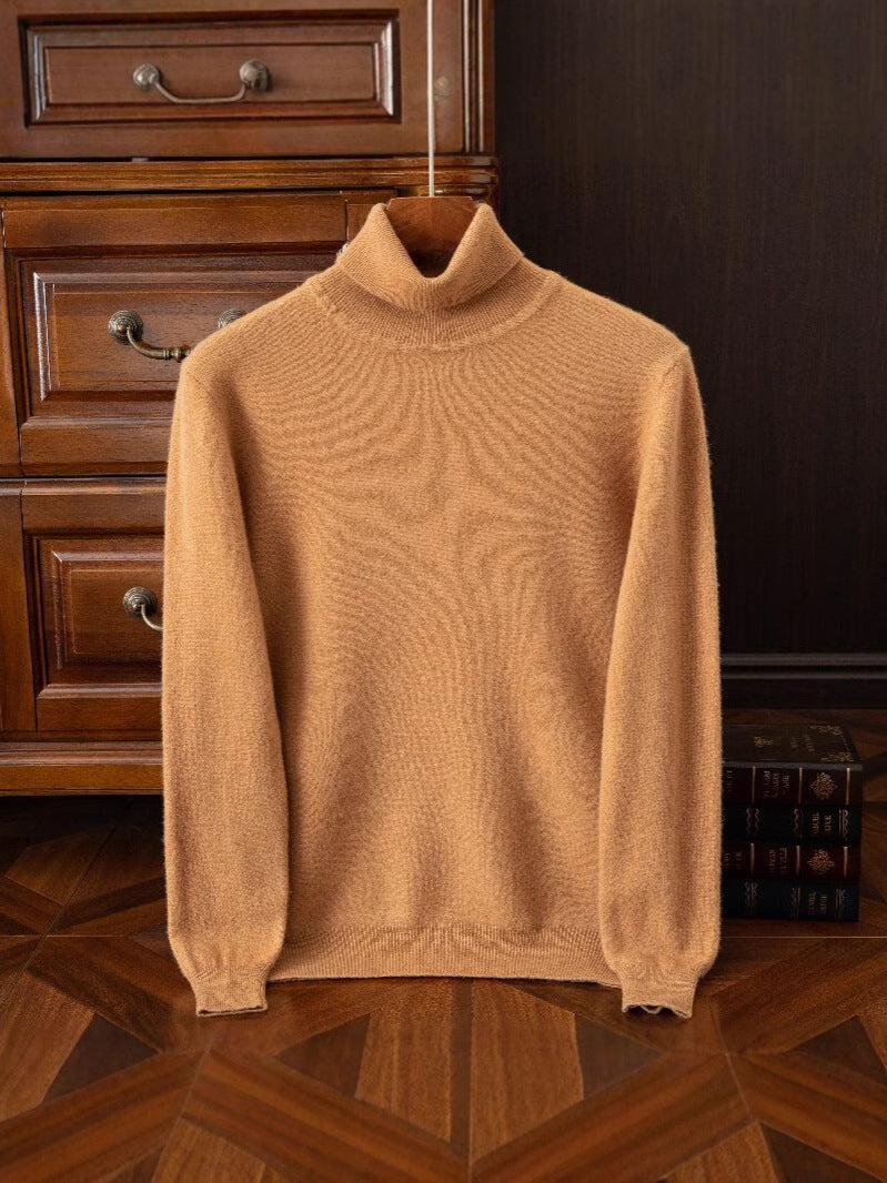 Mens Pure Wool Knit Sweater