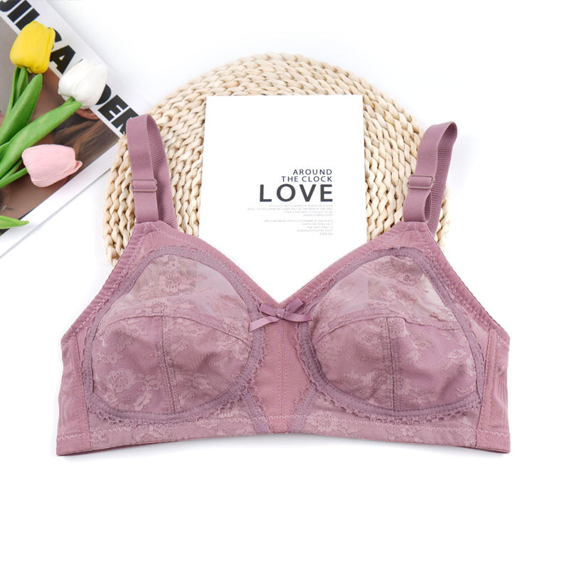 Ultra Thin Lace Wireless Bra