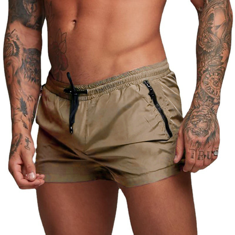 Mens Quick Dry Sports Shorts with Drawstring