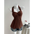 Womens Twist Backless Vest