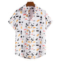 Mens Floral Print Casual Shirt