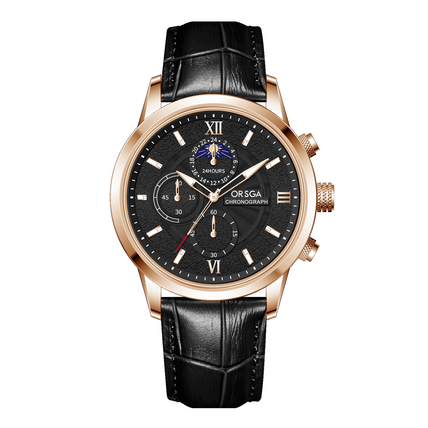 Multifunctional Mens Quartz Watch