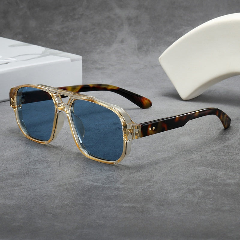 Square Frame Sports Sunglasses for Men