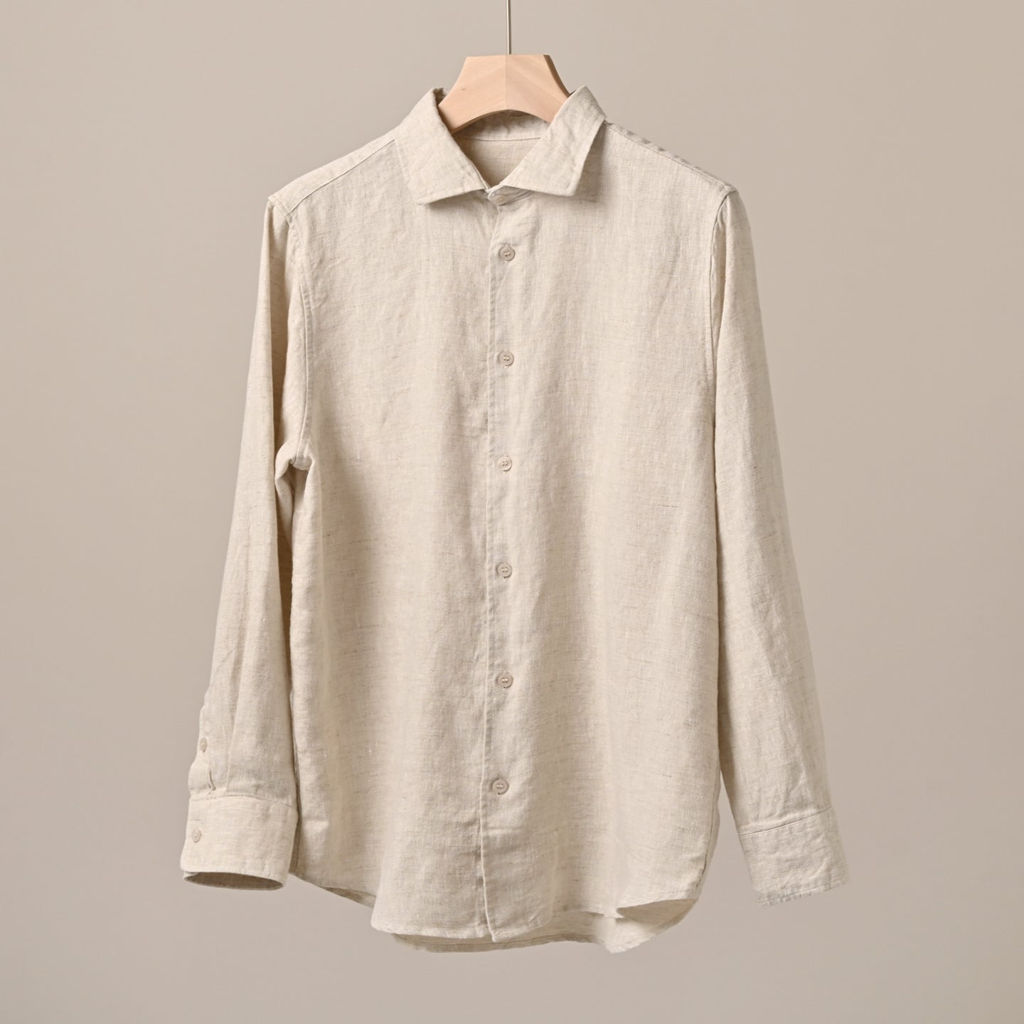 Men's Long-Sleeved Lapel Shirts