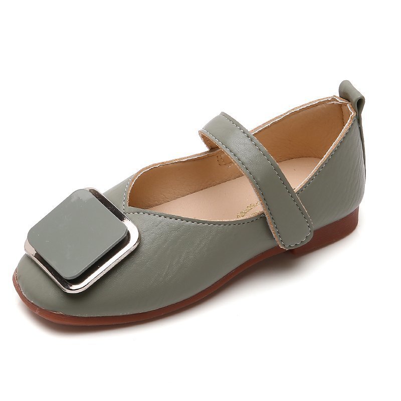 All-match Retro Soft-soled Girls Small Leather Shoes