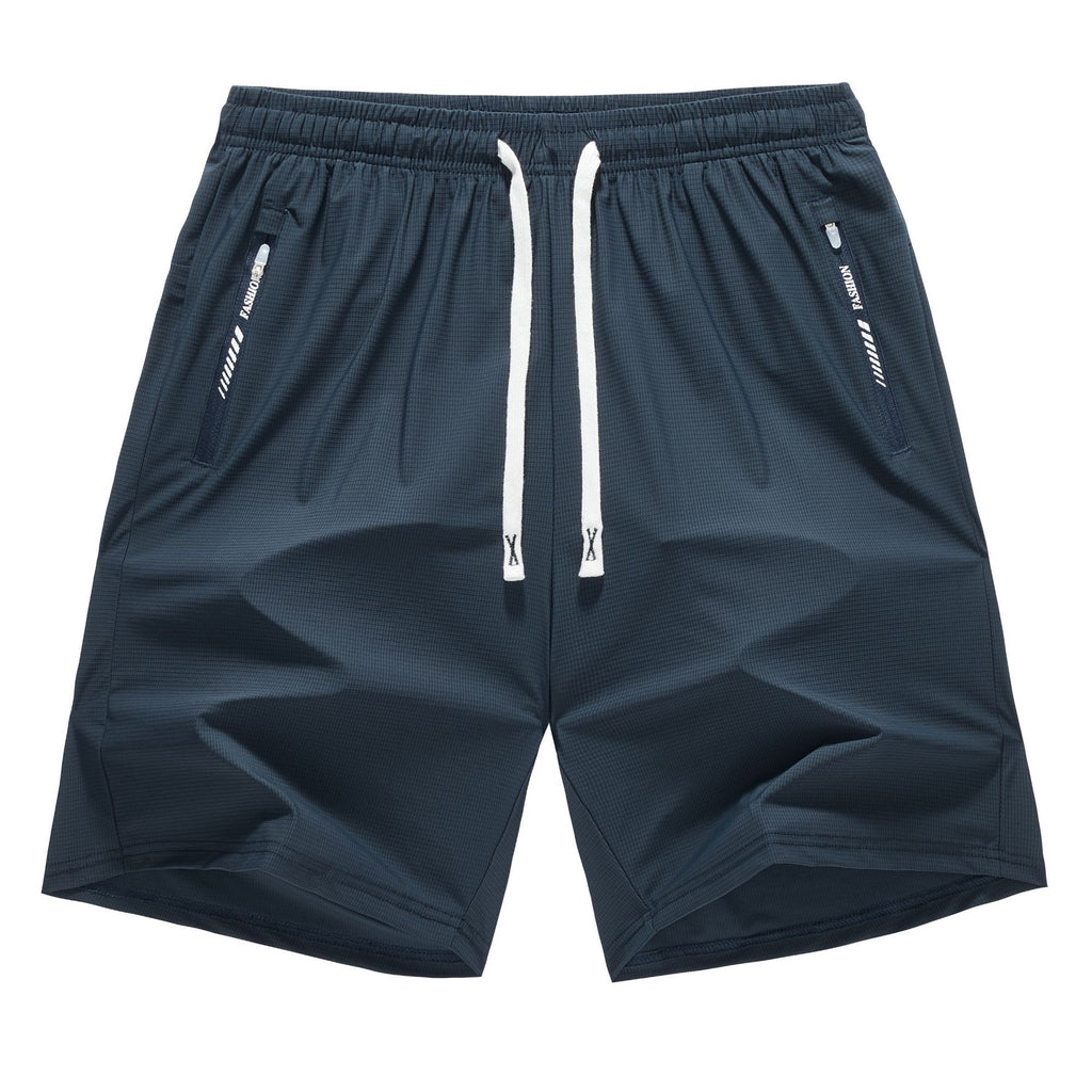 Mens Quick Dry Elastic Waist Sport Shorts