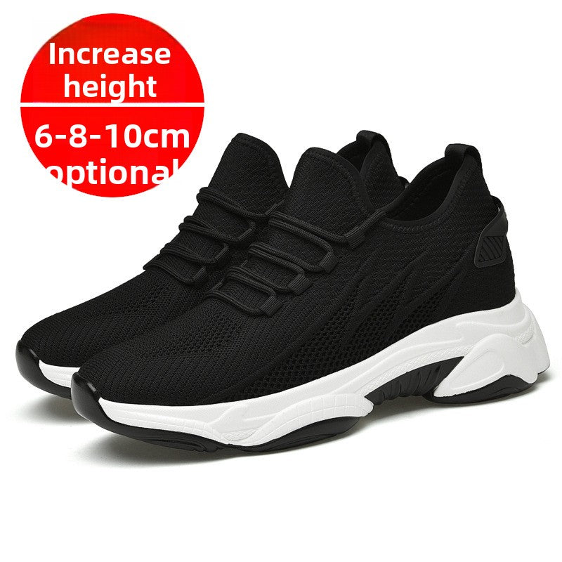 Mens Height Increasing Casual Sports Shoes
