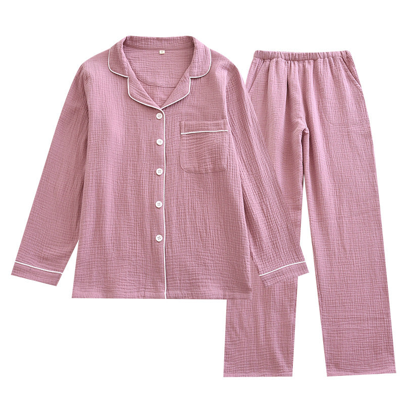 Cotton Pajama Set for Men and Women