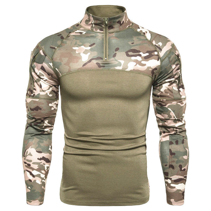 Men's Camouflage Tactical Long Sleeve T-shirt