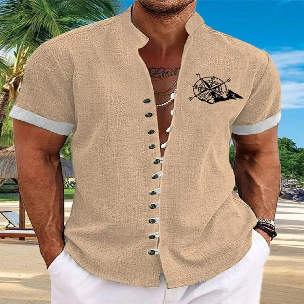 Mens Bamboo Fiber Short Sleeve Shirt