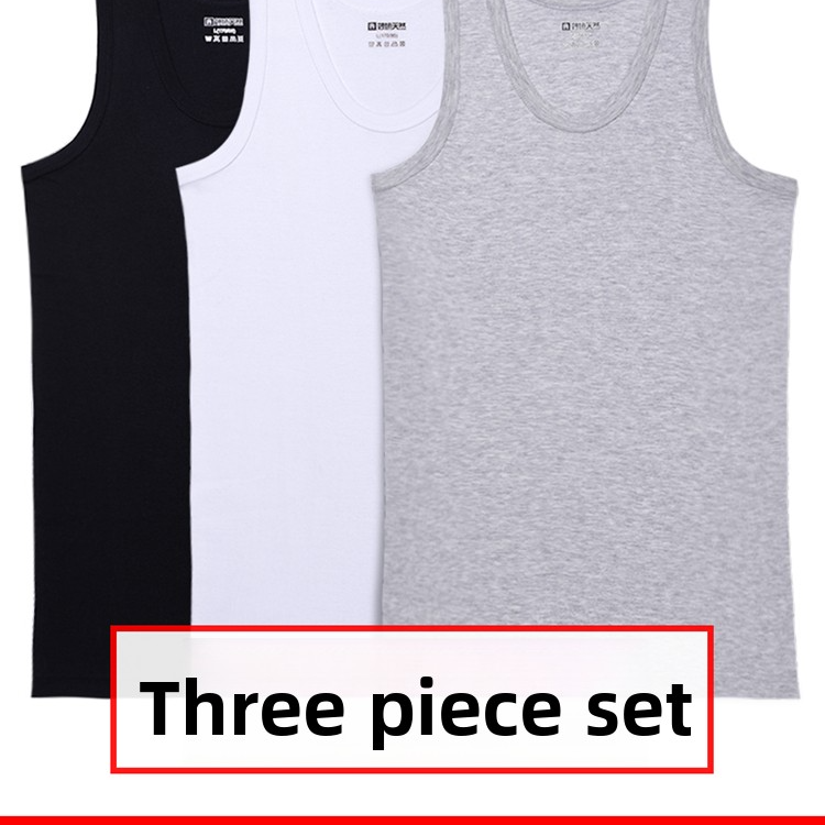 Mens Pure Cotton Ribbed Tank Top
