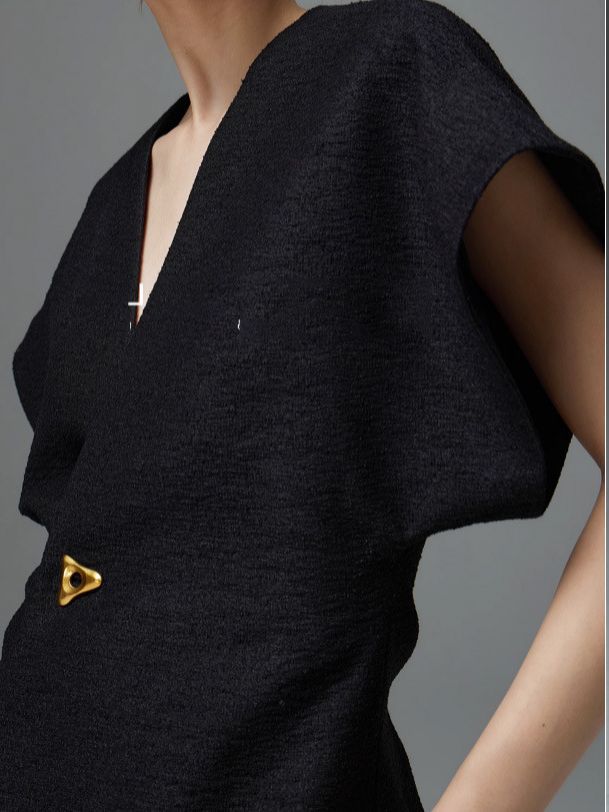 Asymmetric Single Button Sleeveless Vest
