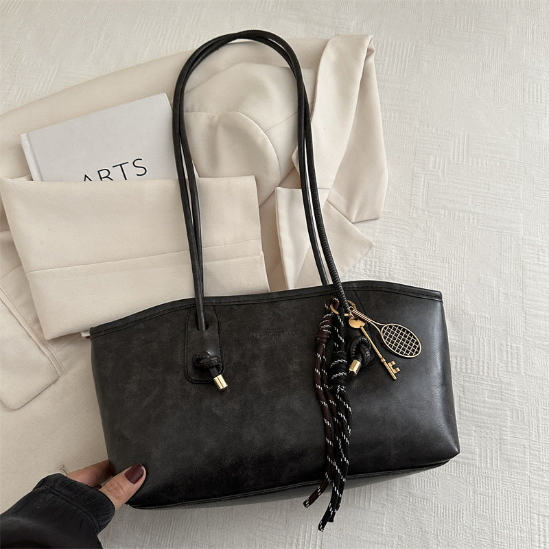 Retro Large Capacity Shoulder Tote Bag