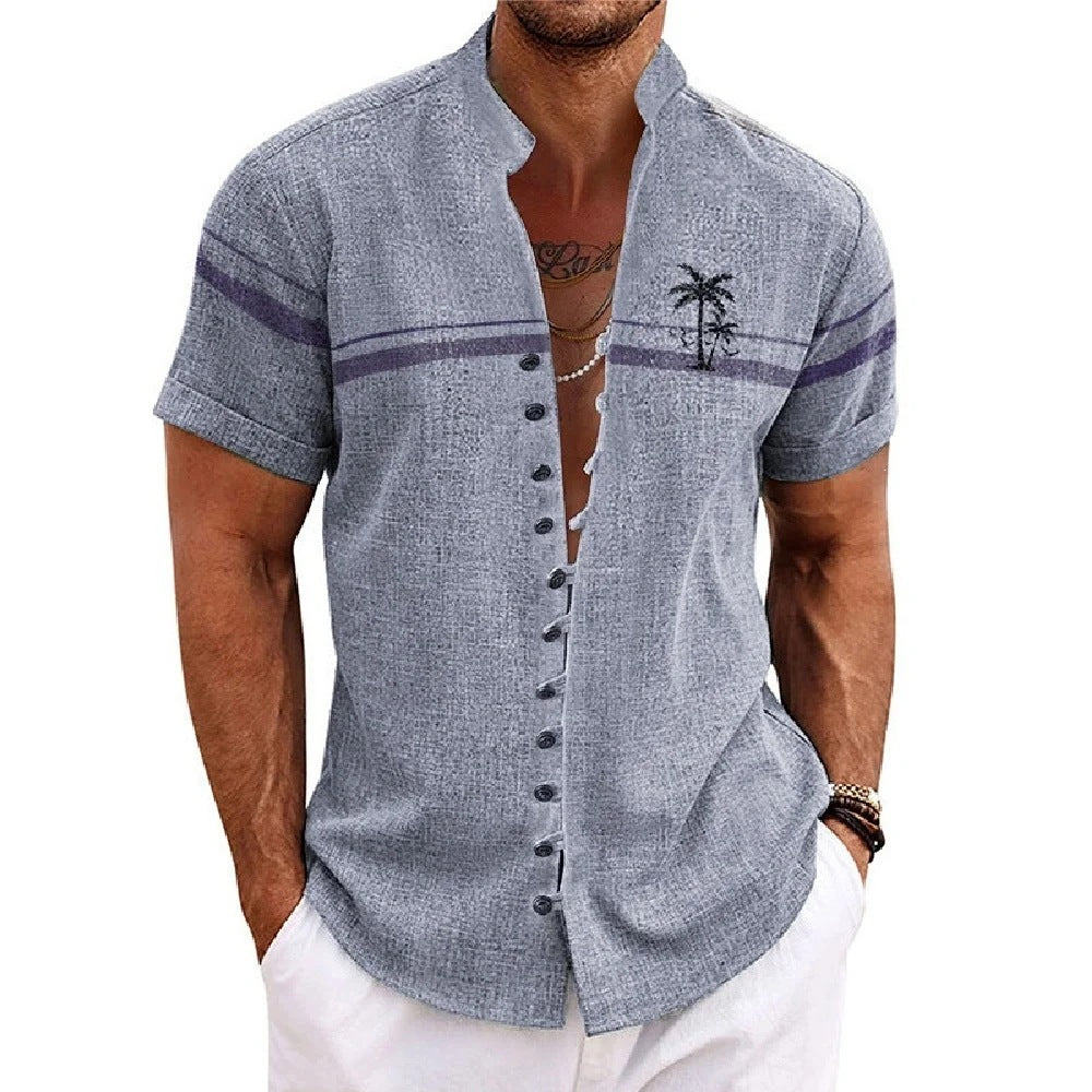 Mens Bamboo Fiber Short Sleeve Shirt