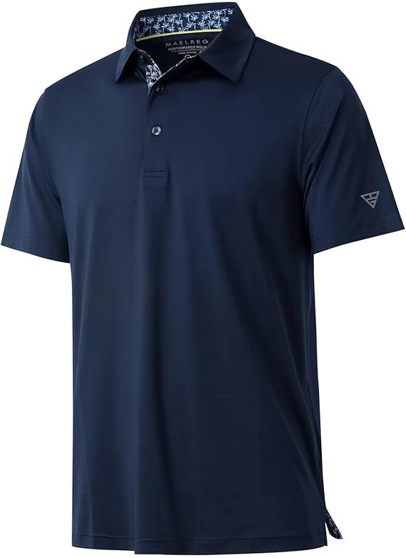 Mens Quick Dry Polo Shirt Short Sleeve Casual