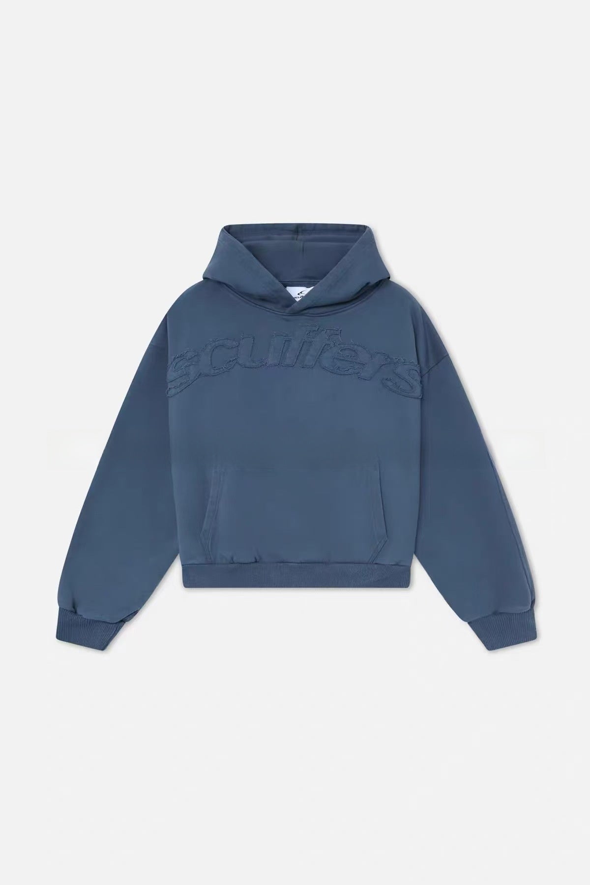 Mens Fleece-Lined Hooded Sweatshirt with Print Pattern