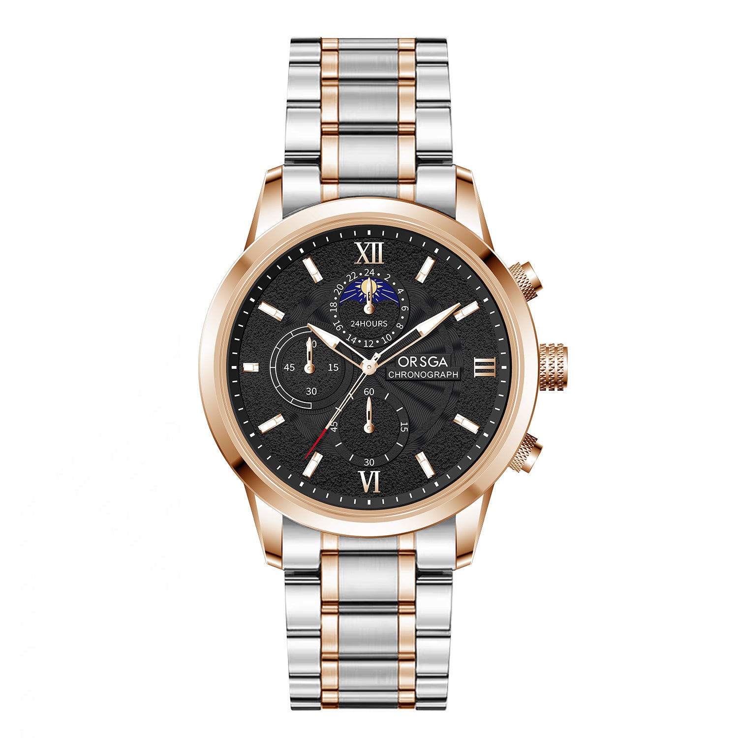 Multifunctional Mens Quartz Watch