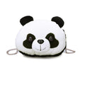 Plush panda shoulder bag