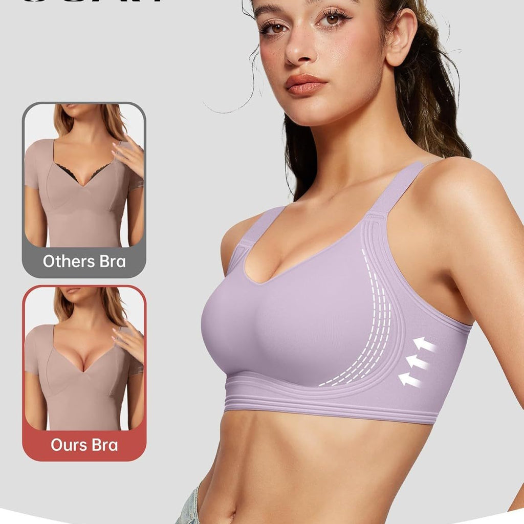 Womens Seamless Wireless Comfort Bra
