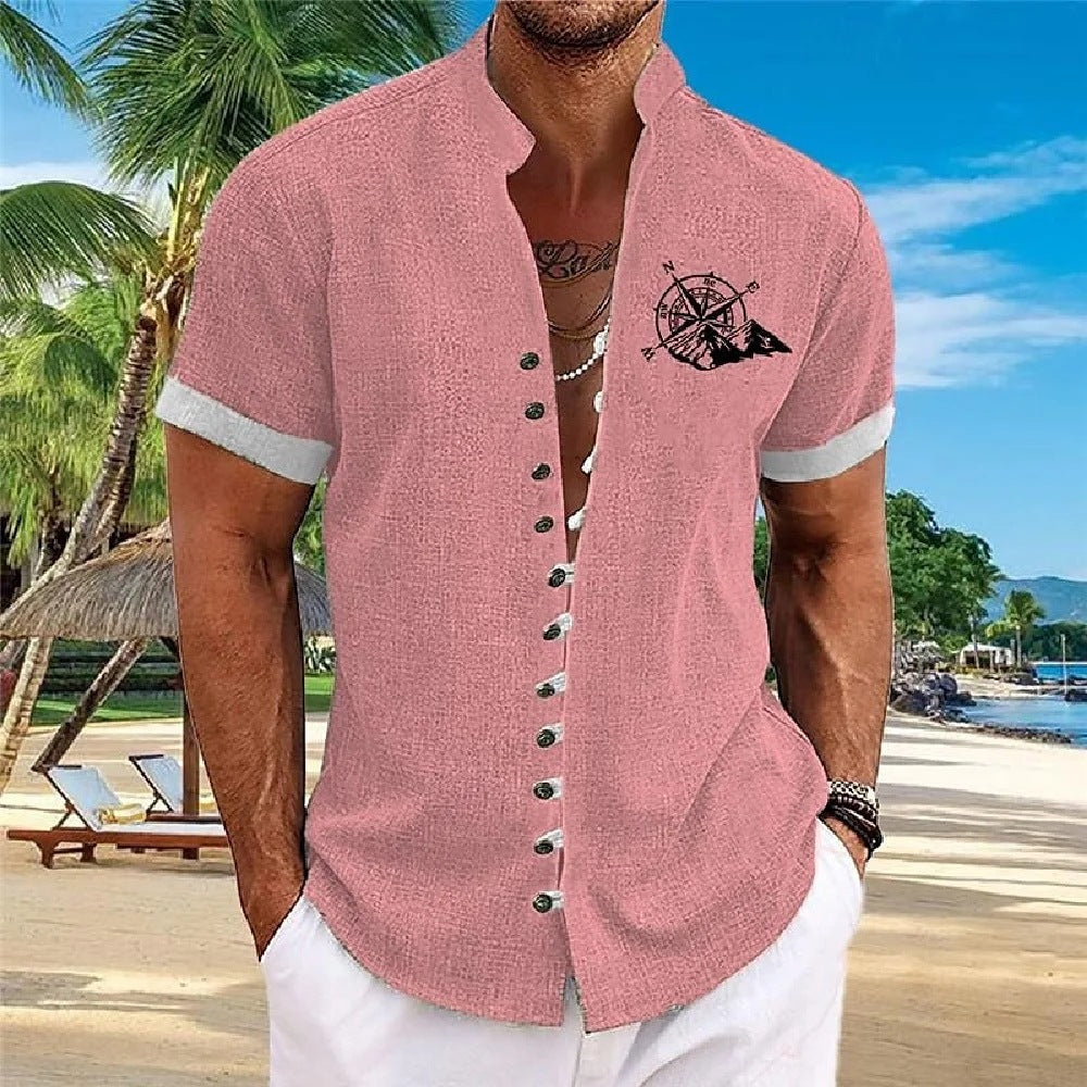 Mens Bamboo Fiber Short Sleeve Shirt