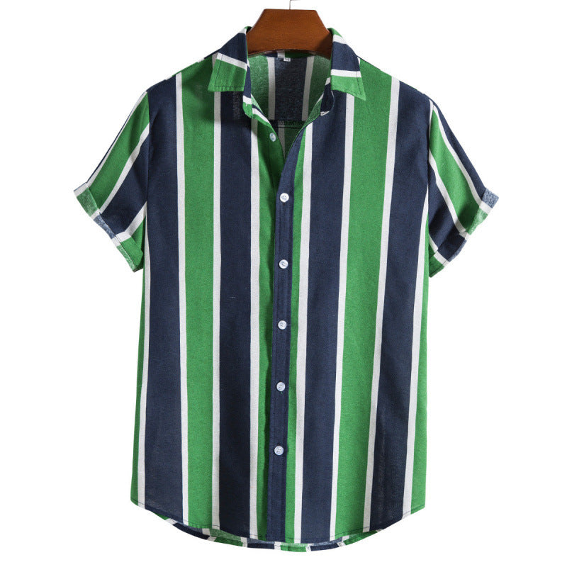Mens Floral Print Casual Shirt