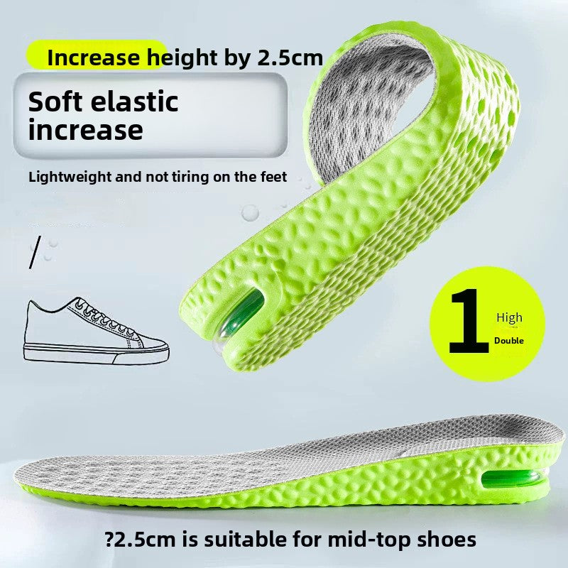 Air Cushion Height Increase Breathable Shoe Insole
