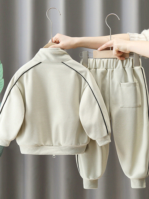 Boys Cotton Sports Two-Piece Set