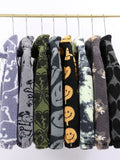 Mens Lamb Wool Printed Jacket