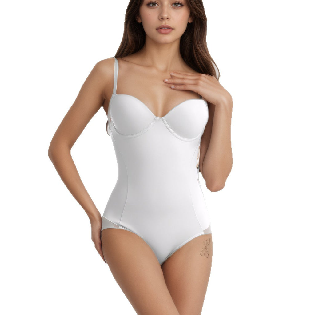 Adjustable Shapewear Bodysuit with Built-In Bra