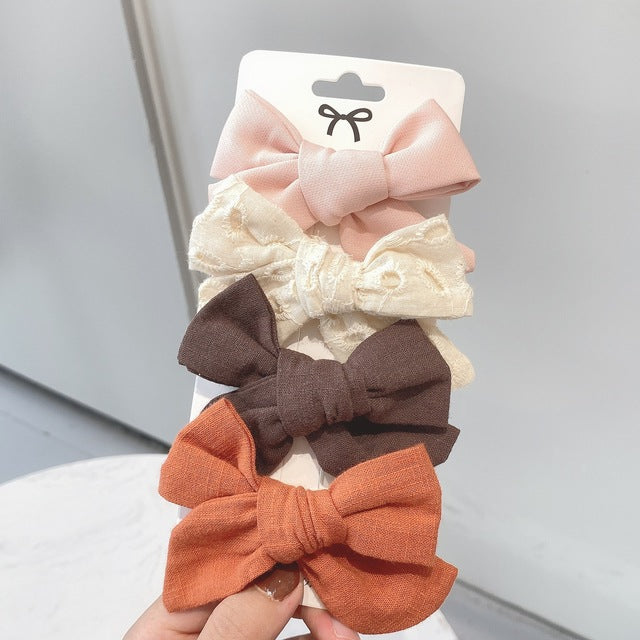 4 Pieces Set Of Fashionable And Sweet Hair Clips