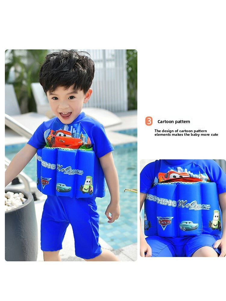 Cartoon Buoyancy Swimsuit for Kids