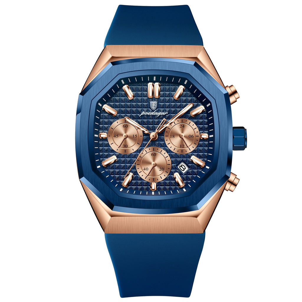 Multifunctional Calendar Mens Watch