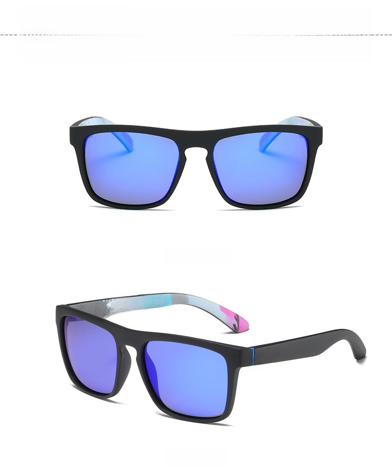 Polarized Square Frame Sunglasses for Men