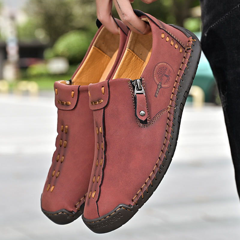 Slip-On Casual Leather Shoes for Men