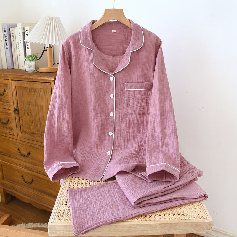 Cotton Pajama Set for Men and Women