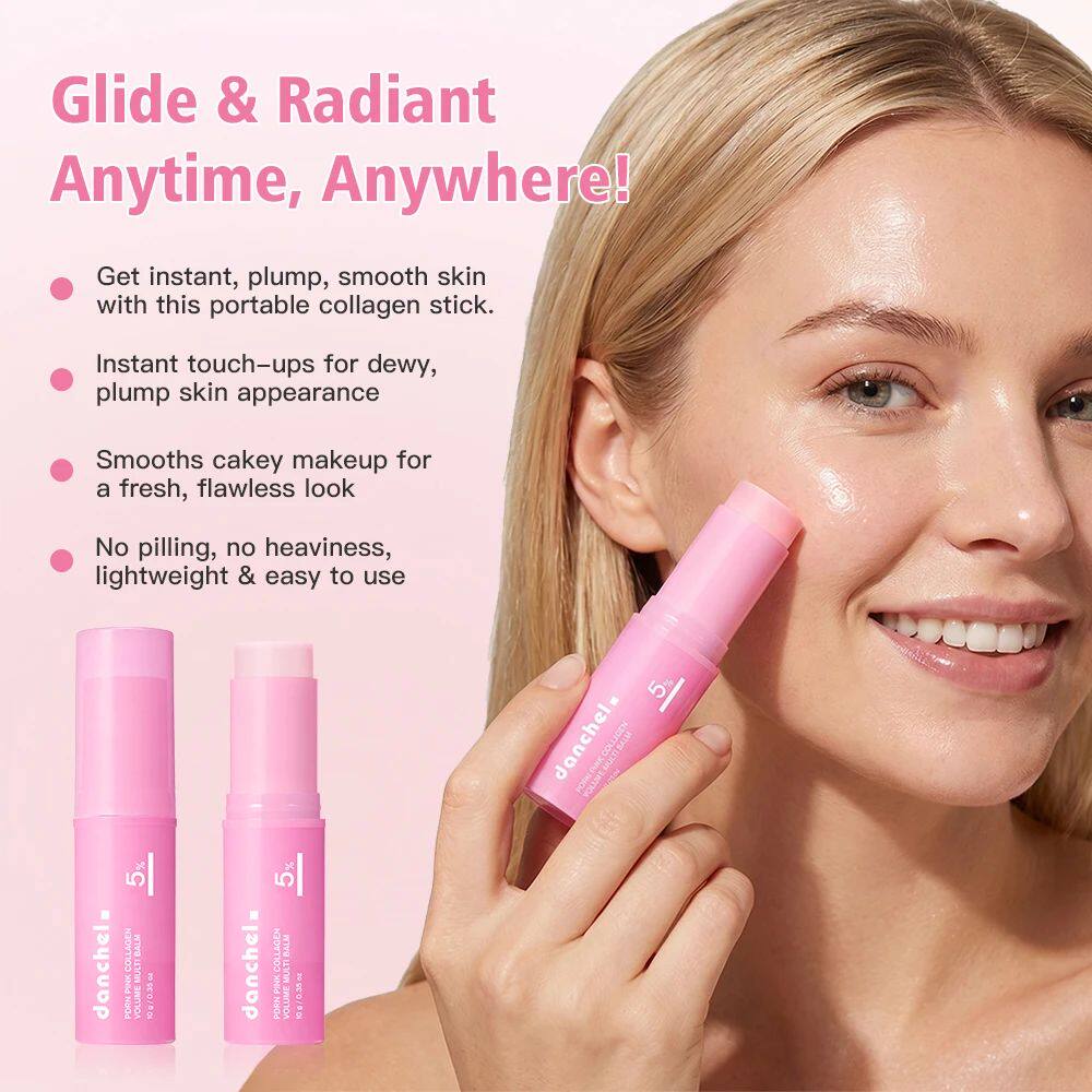 Pink Collagen Volume Multi Balm Deep Hydration Glass Skin On The Go Luxury Skin Repair Daily Glow Maintenance