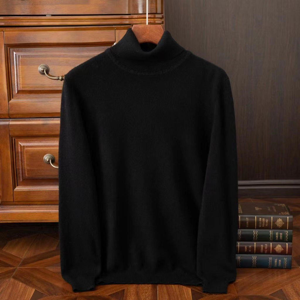 Mens Pure Wool Knit Sweater