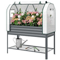 Raised Garden Bed With PE Greenhouse