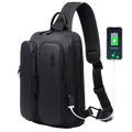 Lightweight USB Shoulder Bag for Men