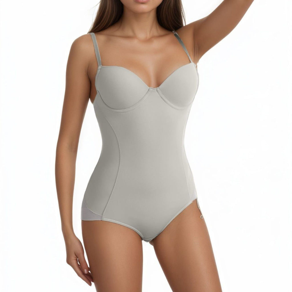 Adjustable Shapewear Bodysuit with Built-In Bra