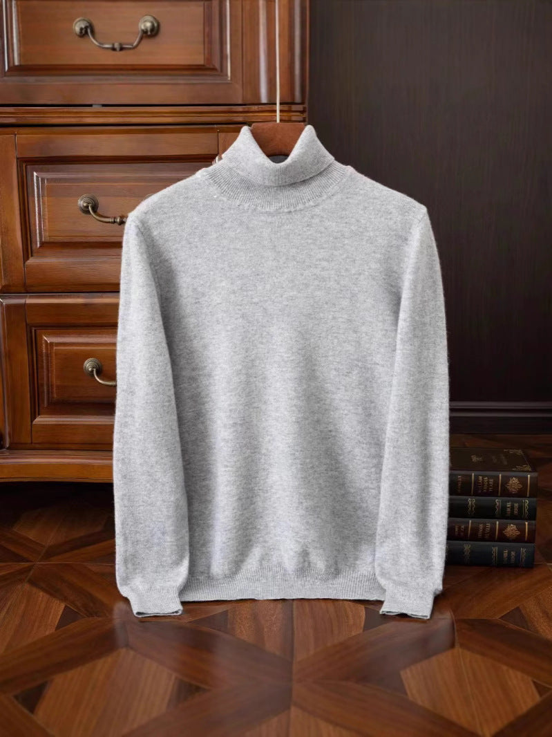 Mens Pure Wool Knit Sweater