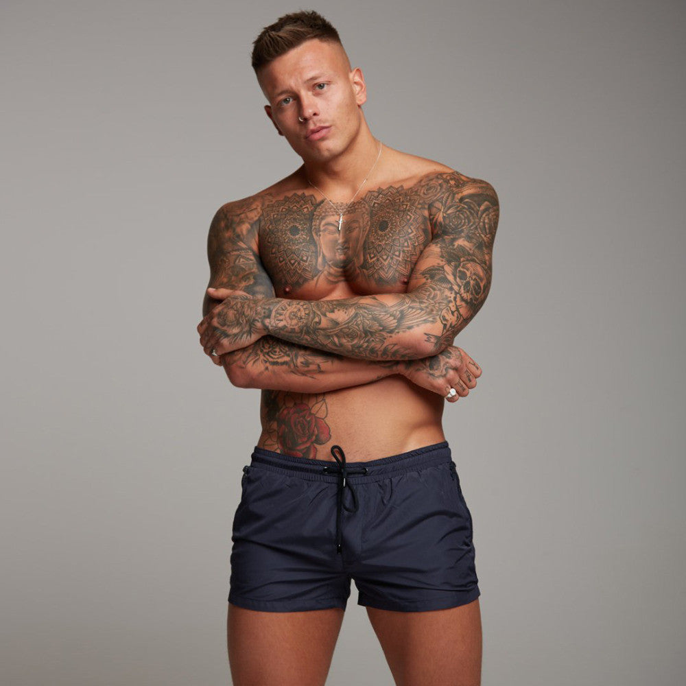 Mens Quick Dry Sports Shorts with Drawstring