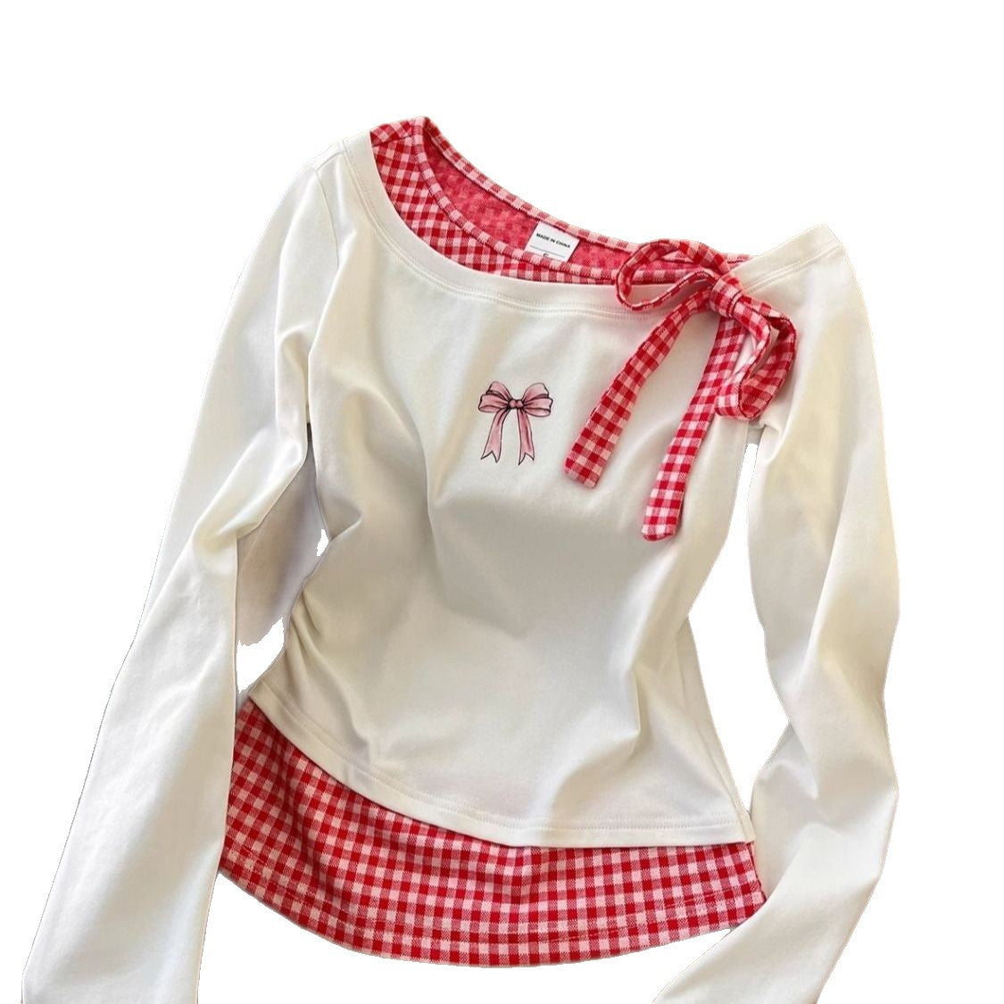 Fake Two-piece Long-sleeved T-shirt