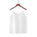 Womens Ice Silk Camisole with Chest Pad
