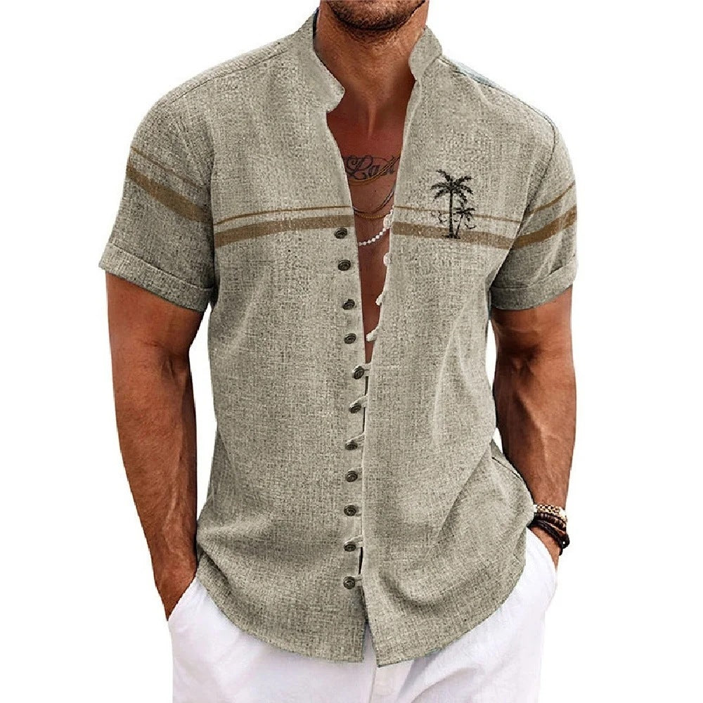 Mens Bamboo Fiber Short Sleeve Shirt