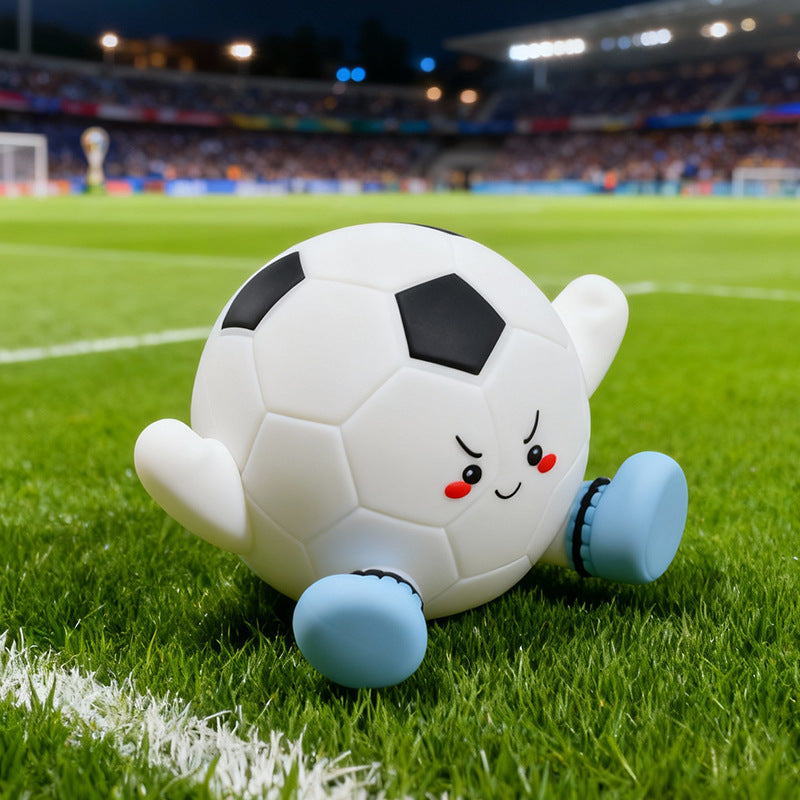 Rechargeable Football Shape Night Light with Timer