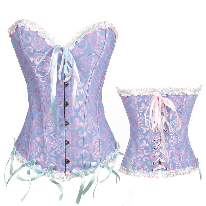 Adjustable Lace-up Corset Top
