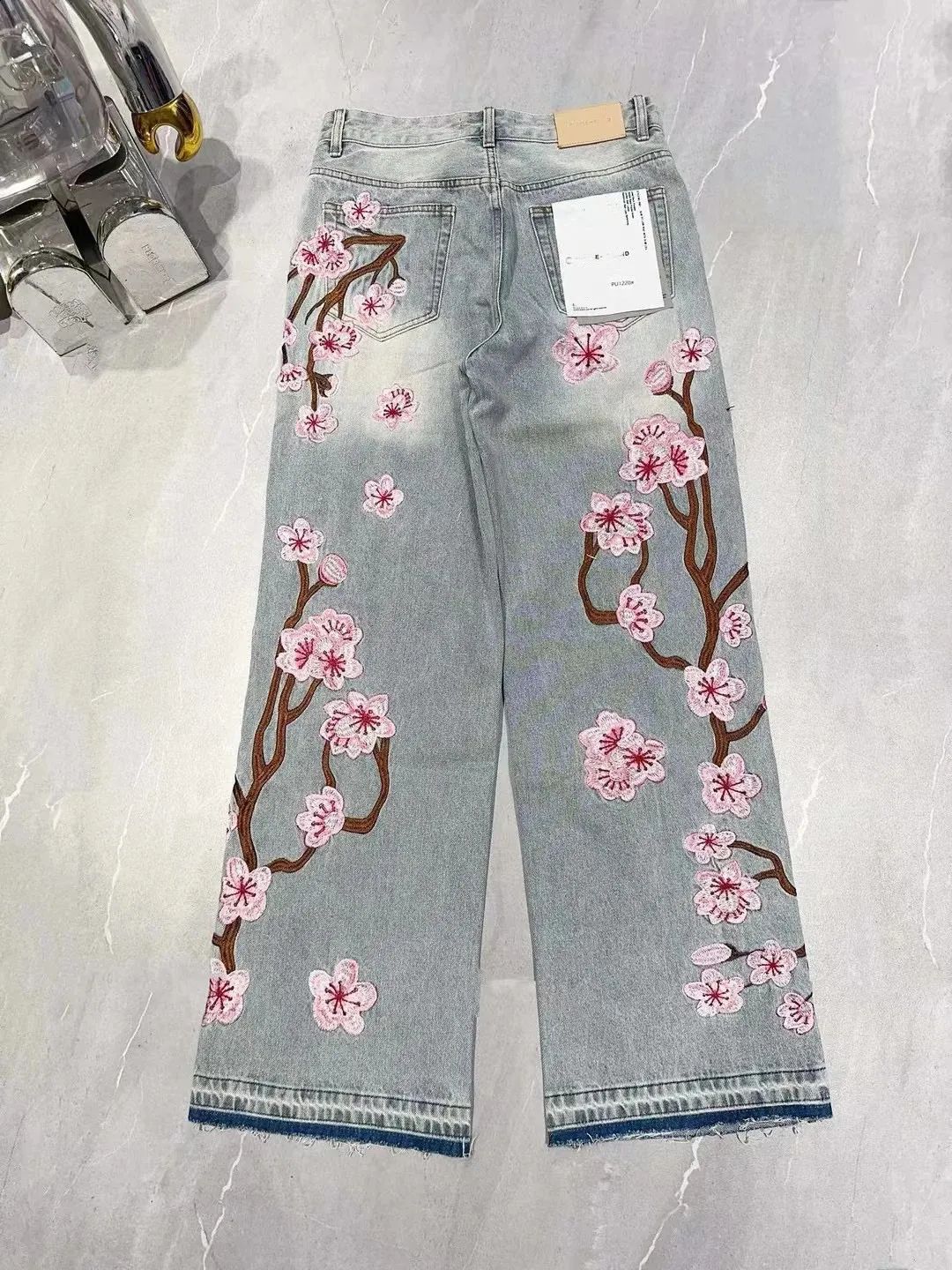 Embroidered jeans