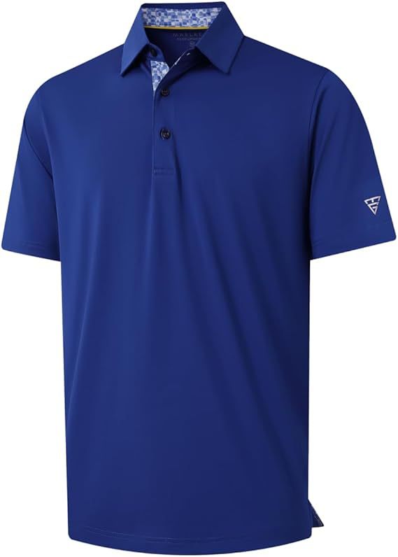 Mens Quick Dry Polo Shirt Short Sleeve Casual
